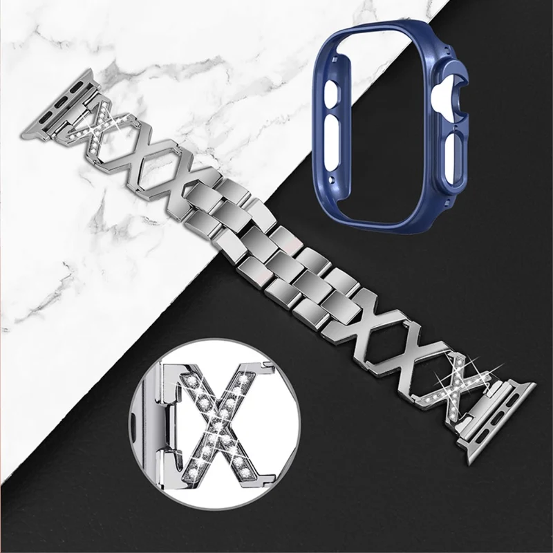 Apple Watch Ultra Metall armband mit Hülle