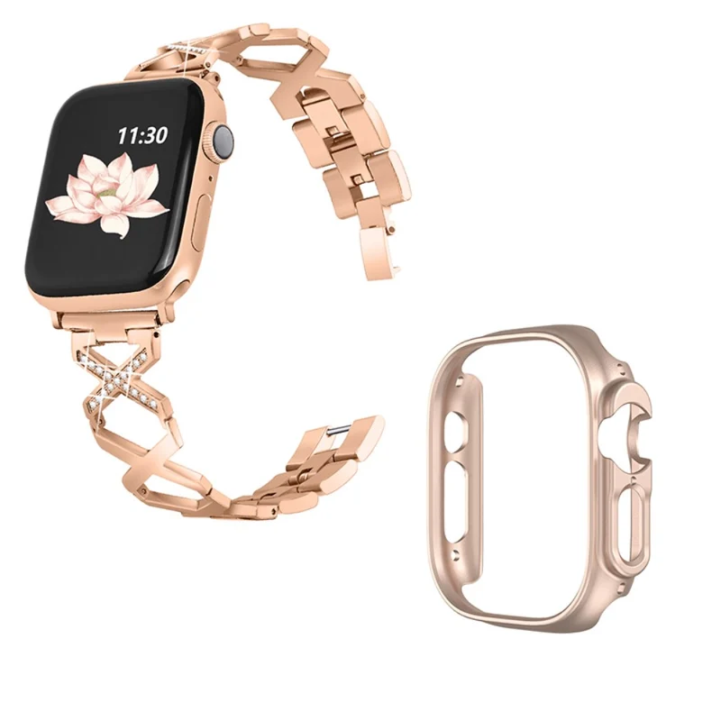 Apple Watch Ultra Metall armband mit Hülle