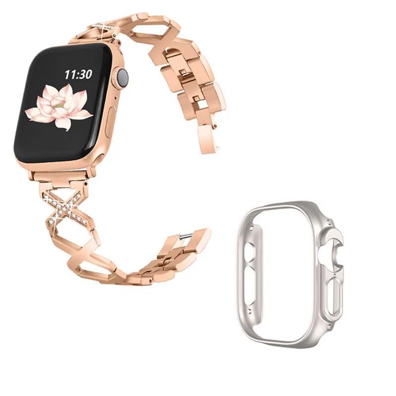 Apple Watch Ultra Metall armband mit Hülle