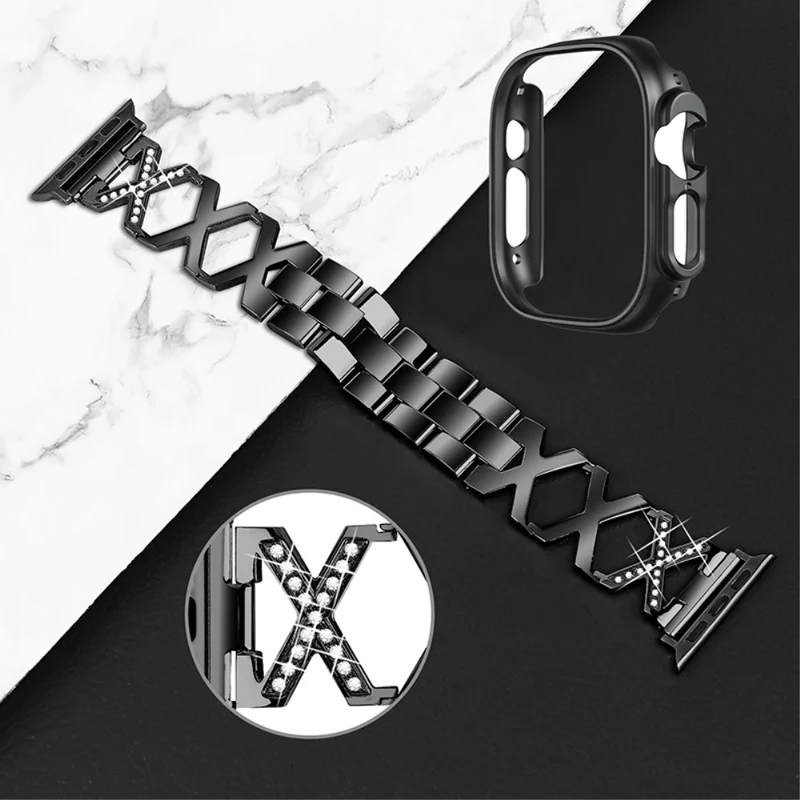 Apple Watch Ultra Metall armband mit Hülle