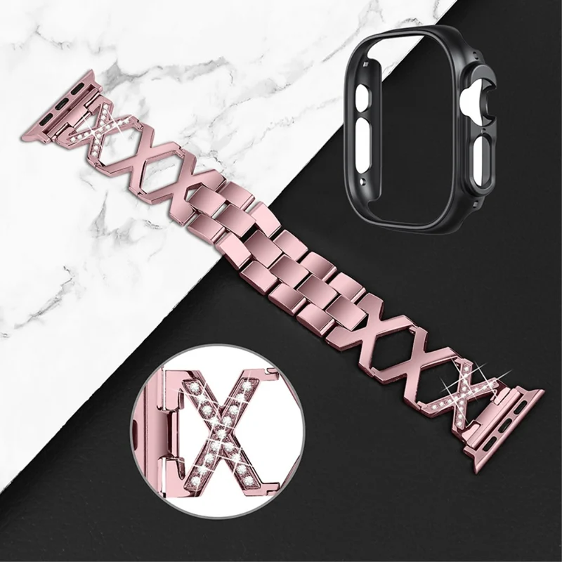 Apple Watch Ultra Metall armband mit Hülle