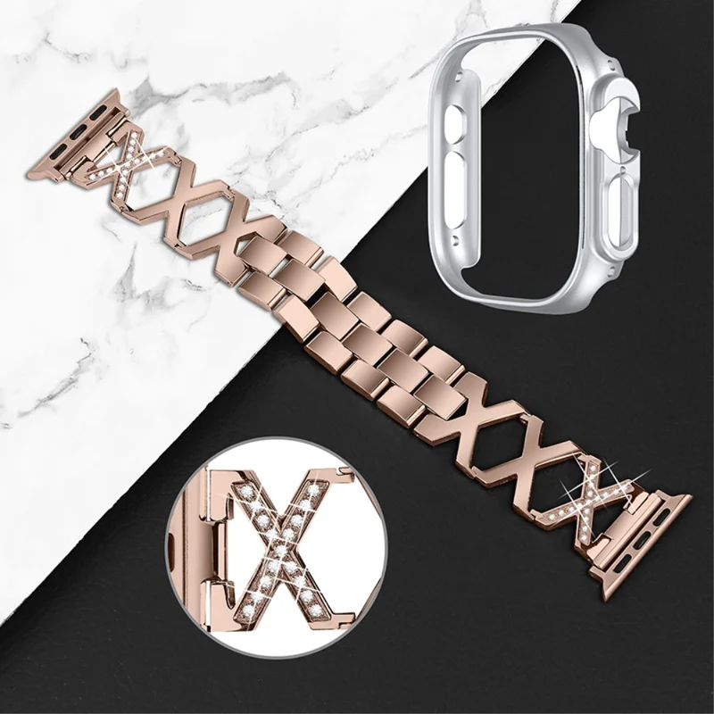 Apple Watch Ultra Metall armband mit Hülle