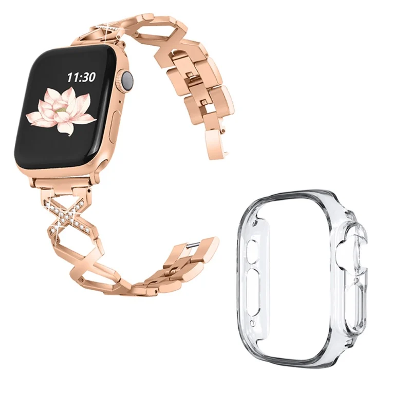 Apple Watch Ultra Metall armband mit Hülle