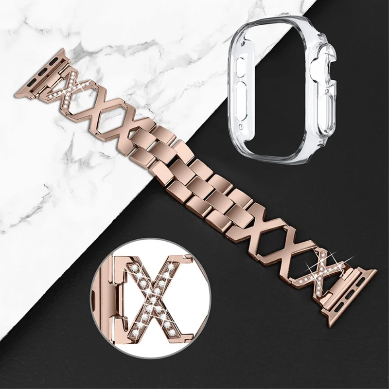 Apple Watch Ultra Metall armband mit Hülle