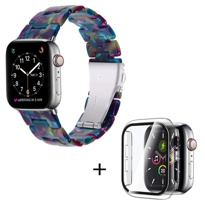 Universell Apple Metall armband mit Hülle