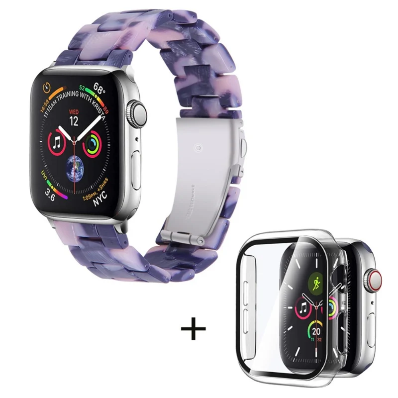 Universell Apple Metall armband mit Hülle