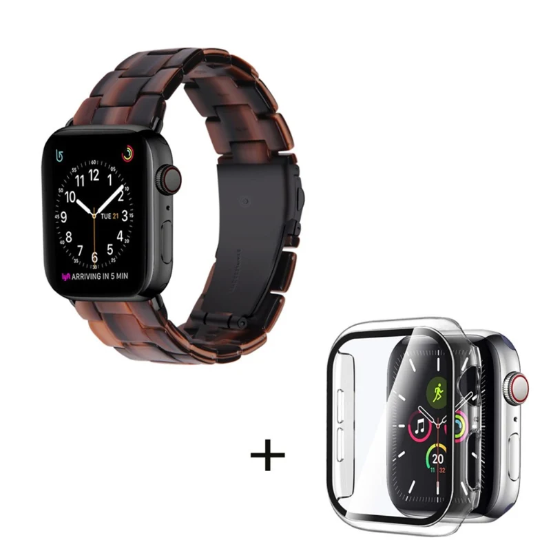 Universell Apple Metall armband mit Hülle