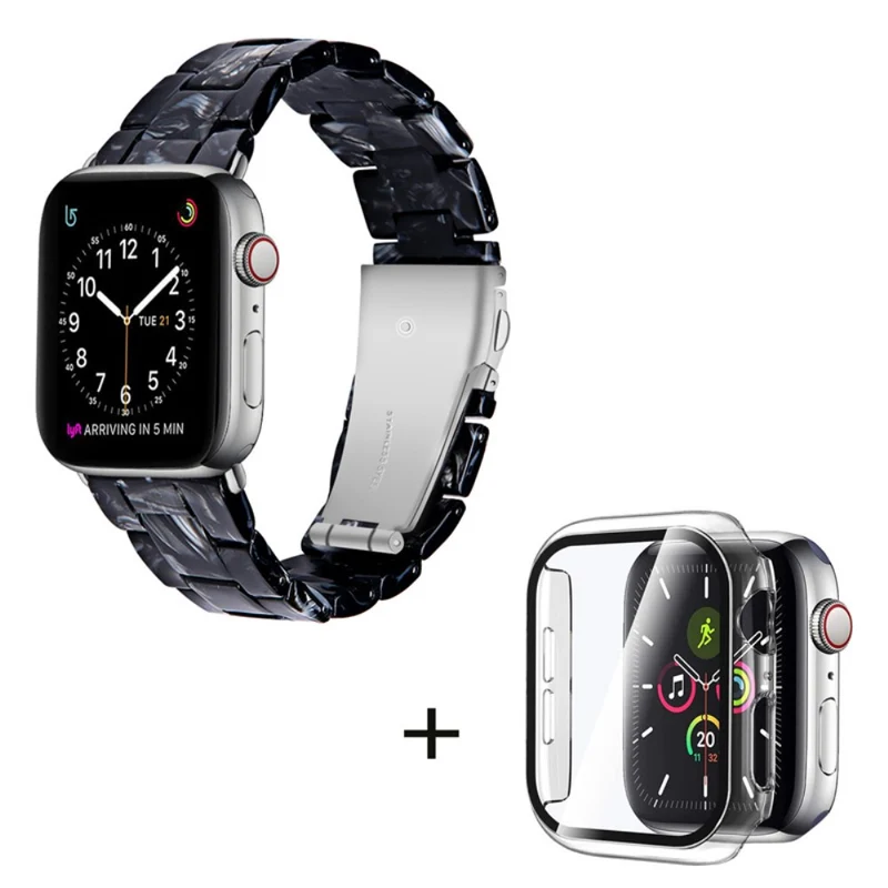 Universell Apple Metall armband mit Hülle