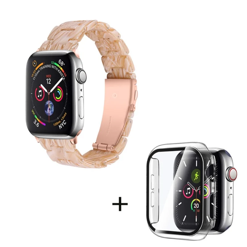 Universell Apple Metall armband mit Hülle