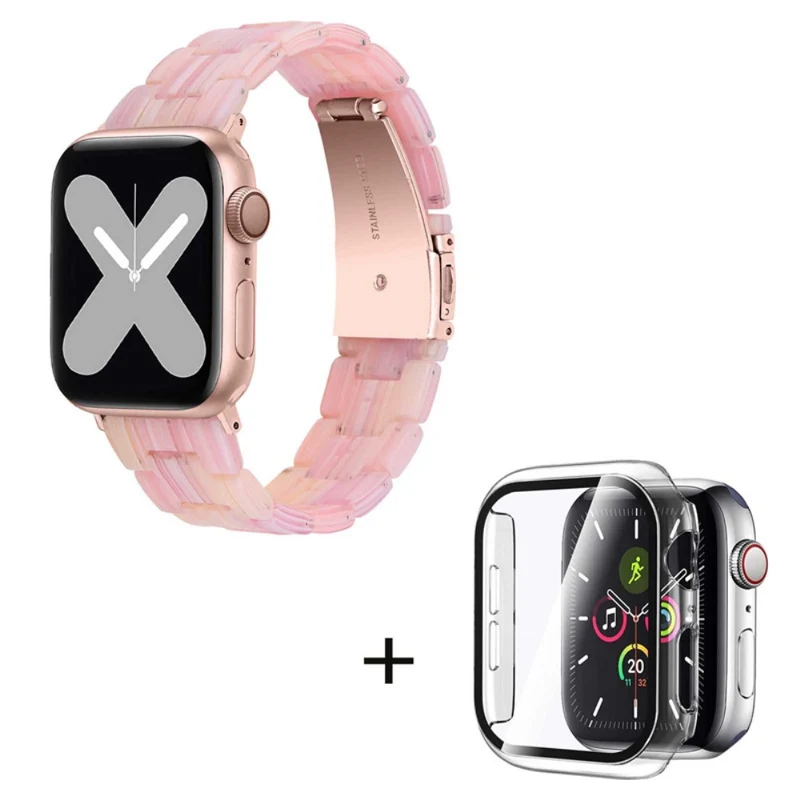 Universell Apple Metall armband mit Hülle