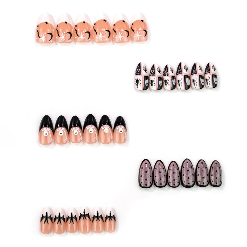 Künstlerisch Themed Press-On Nagelset