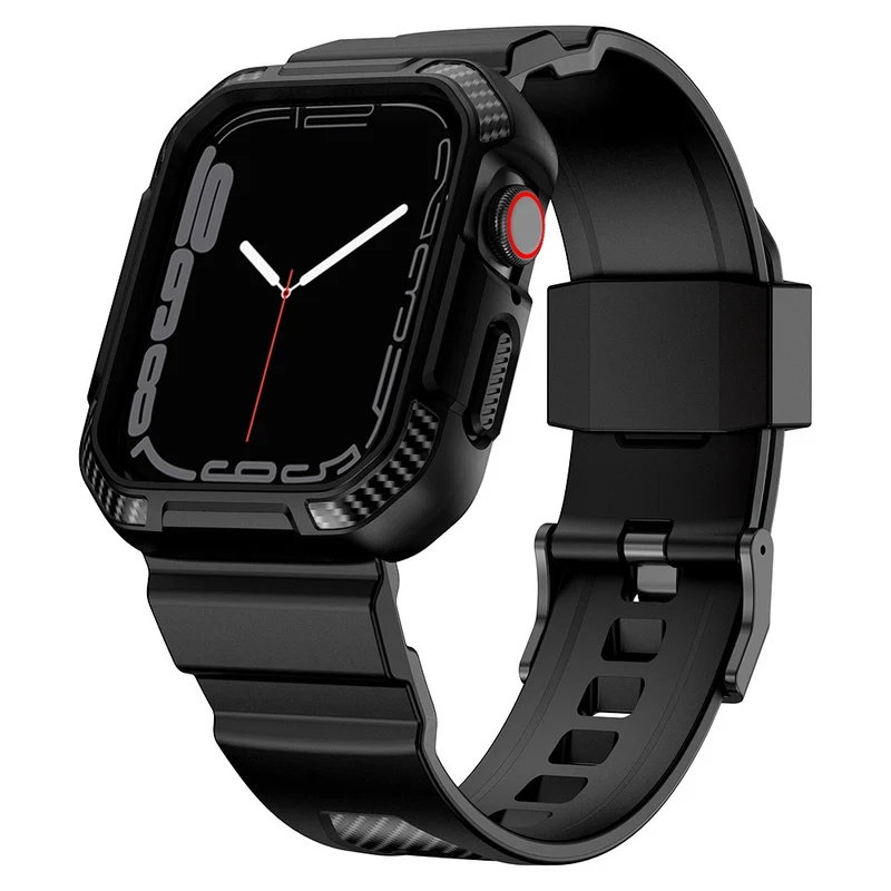 Apple Watch Series 7 41mm Silikon / TPU Hülle mit armband