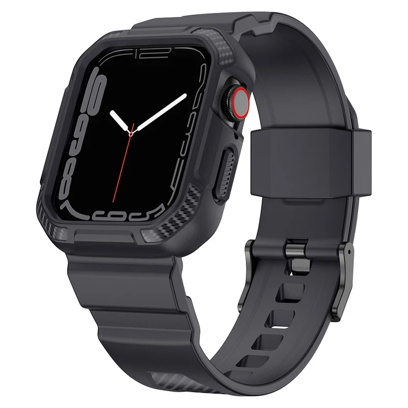 Apple Watch Series 7 41mm Silikon / TPU Hülle mit armband