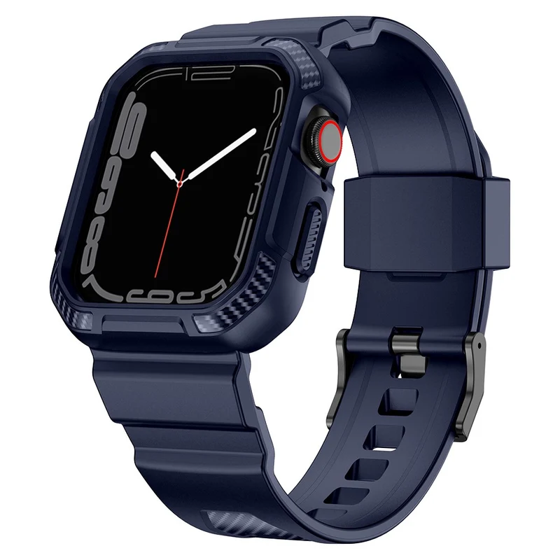Apple Watch Series 7 41mm Silikon / TPU Hülle mit armband