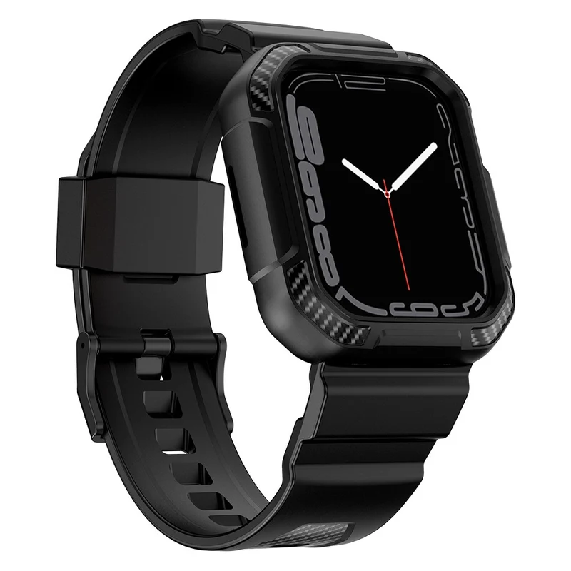 Apple Watch Series 7 41mm Silikon / TPU Hülle mit armband