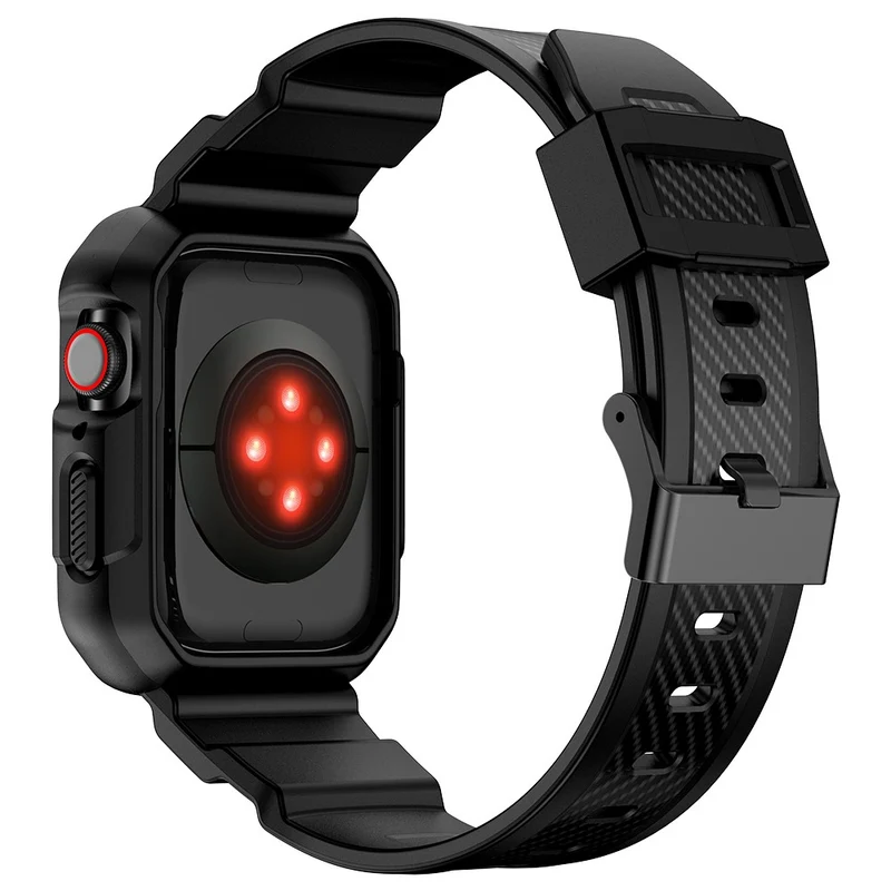 Apple Watch Series 7 41mm Silikon / TPU Hülle mit armband