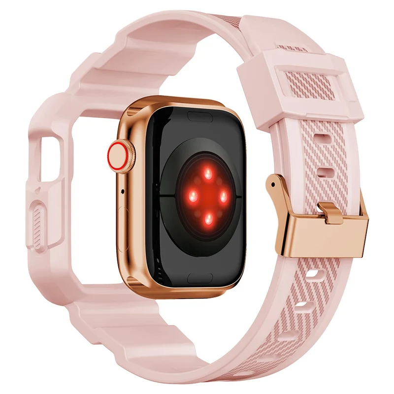 Apple Watch Series 7 41mm Silikon / TPU Hülle mit armband