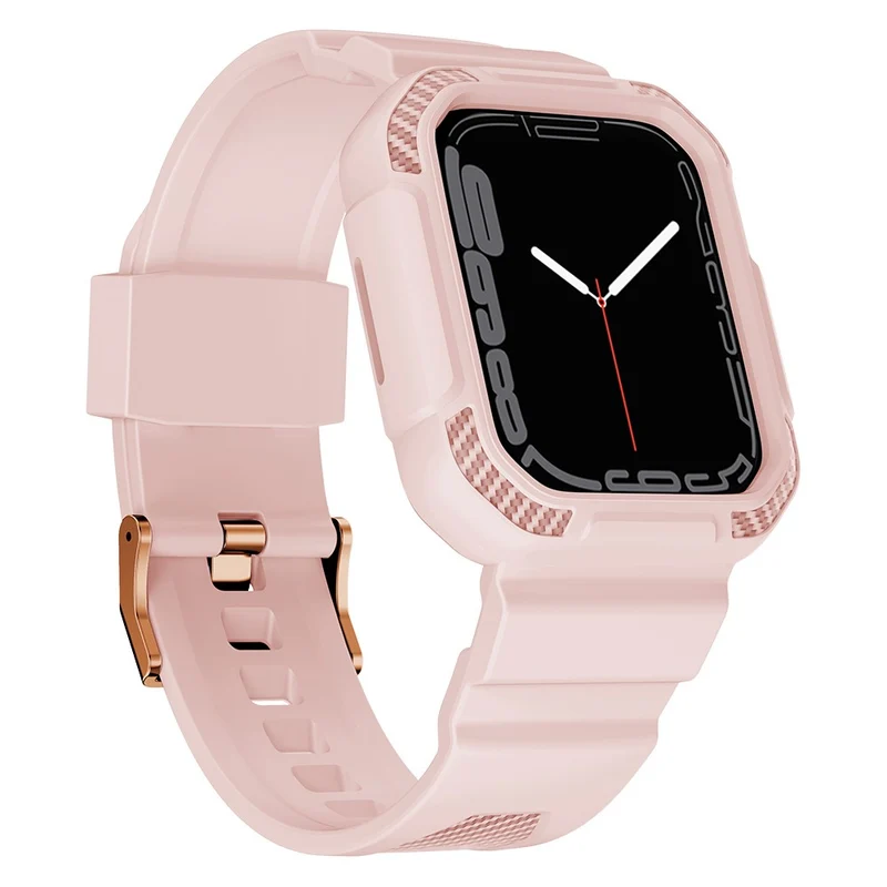 Apple Watch Series 7 41mm Silikon / TPU Hülle mit armband