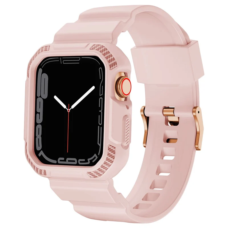 Apple Watch Series 7 41mm Silikon / TPU Hülle mit armband