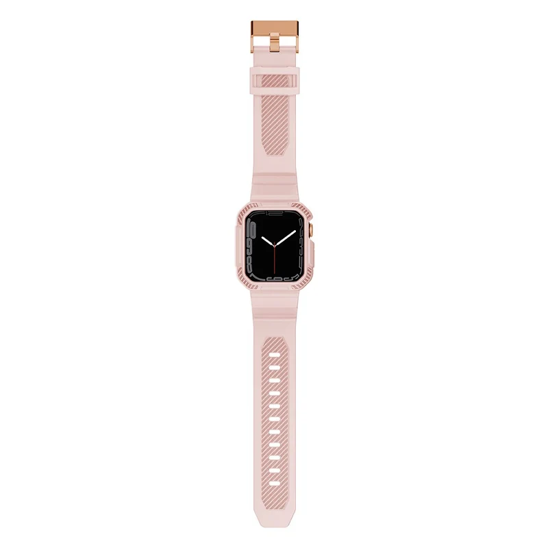 Apple Watch Series 7 41mm Silikon / TPU Hülle mit armband