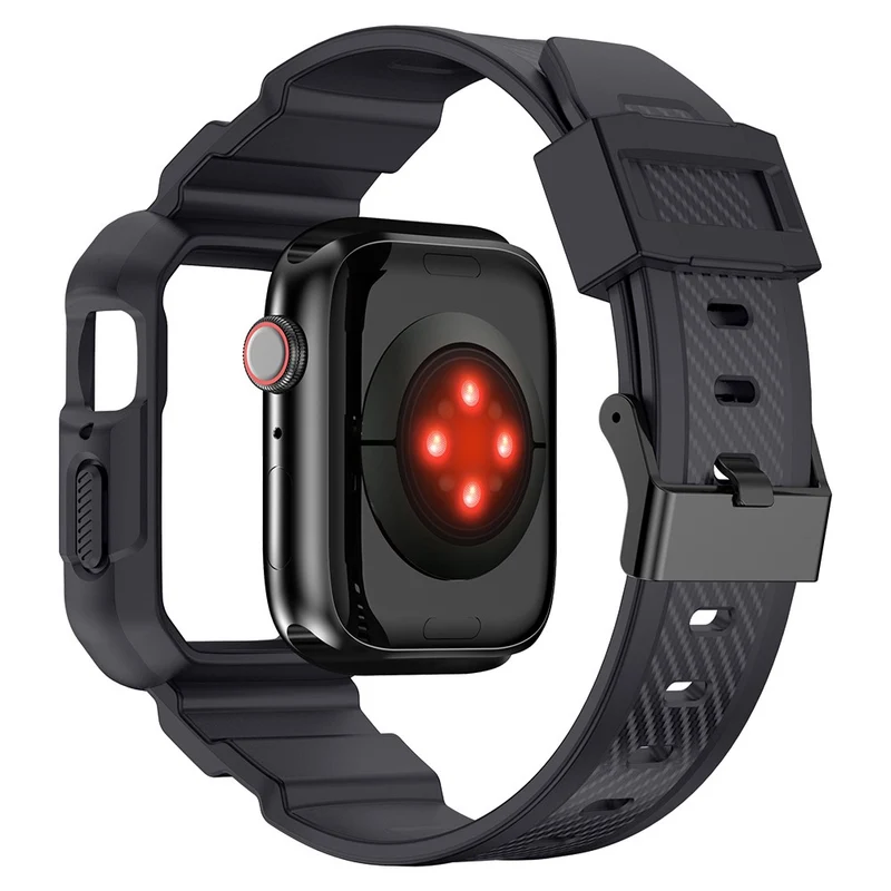 Apple Watch Series 7 41mm Silikon / TPU Hülle mit armband