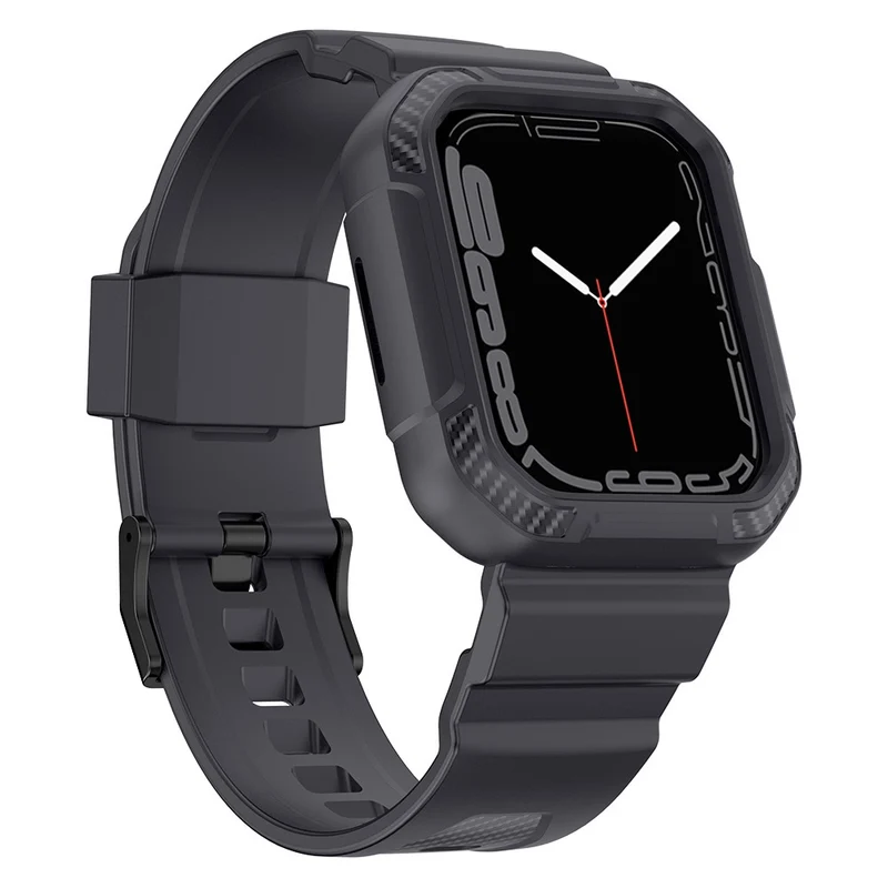 Apple Watch Series 7 41mm Silikon / TPU Hülle mit armband