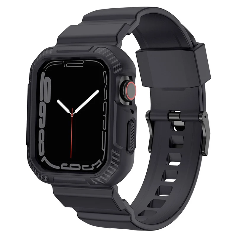 Apple Watch Series 7 41mm Silikon / TPU Hülle mit armband