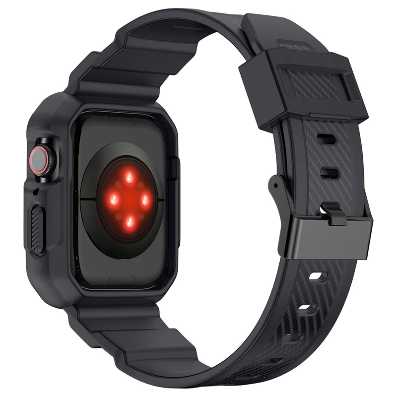 Apple Watch Series 7 41mm Silikon / TPU Hülle mit armband