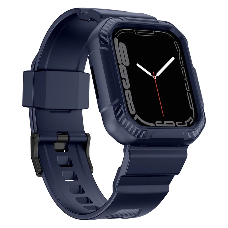 Apple Watch Series 7 41mm Silikon / TPU Hülle mit armband