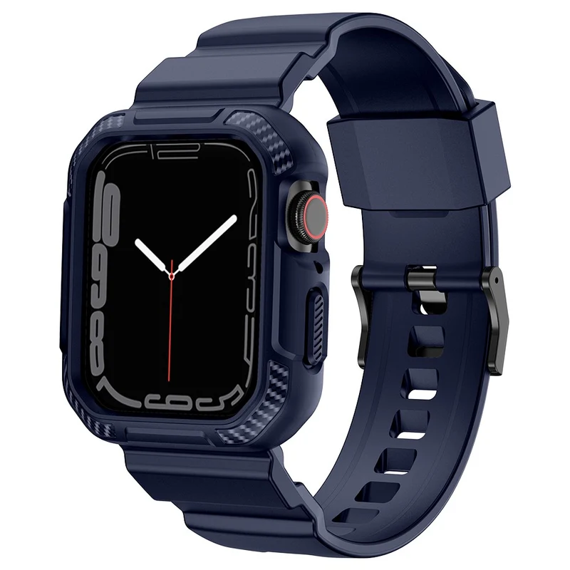 Apple Watch Series 7 41mm Silikon / TPU Hülle mit armband