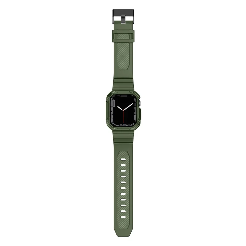 Apple Watch Series 7 41mm Silikon / TPU Hülle mit armband