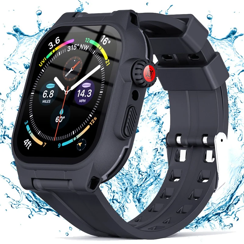 Apple Watch Series 7 45mm Plastik Hülle mit armband