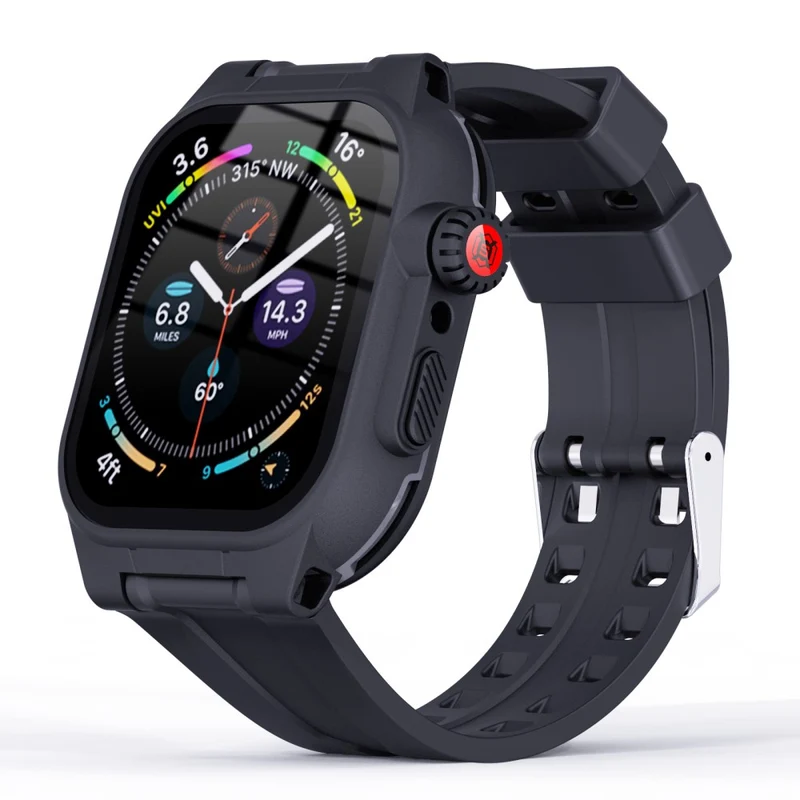 Apple Watch Series 7 45mm Plastik Hülle mit armband