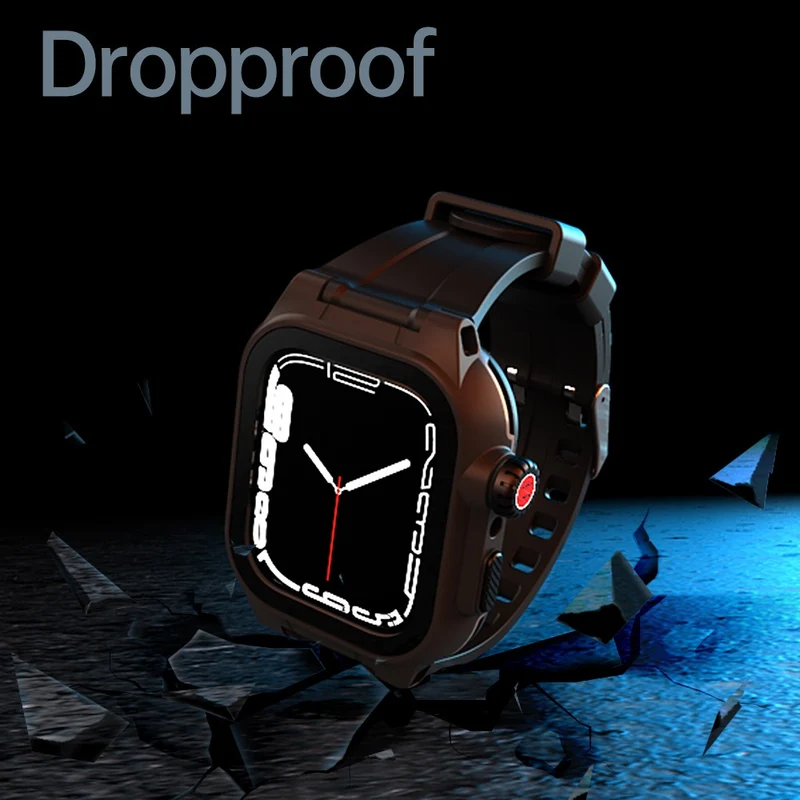 Apple Watch Series 7 45mm Plastik Hülle mit armband