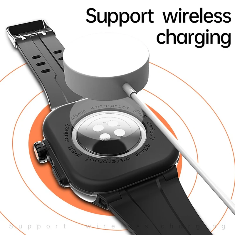 Apple Watch Series 7 45mm Plastik Hülle mit armband
