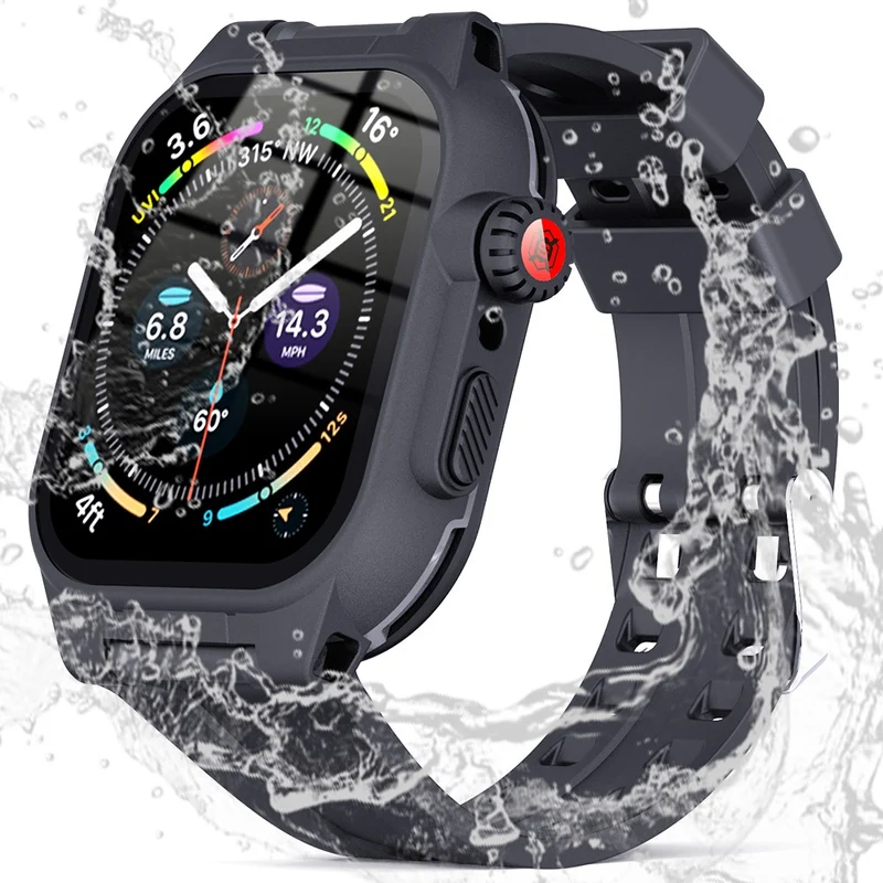 Apple Watch Series 7 41mm Plastik Hülle mit armband