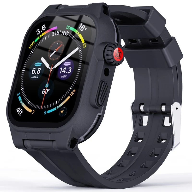 Apple Watch Series 7 41mm Plastik Hülle mit armband