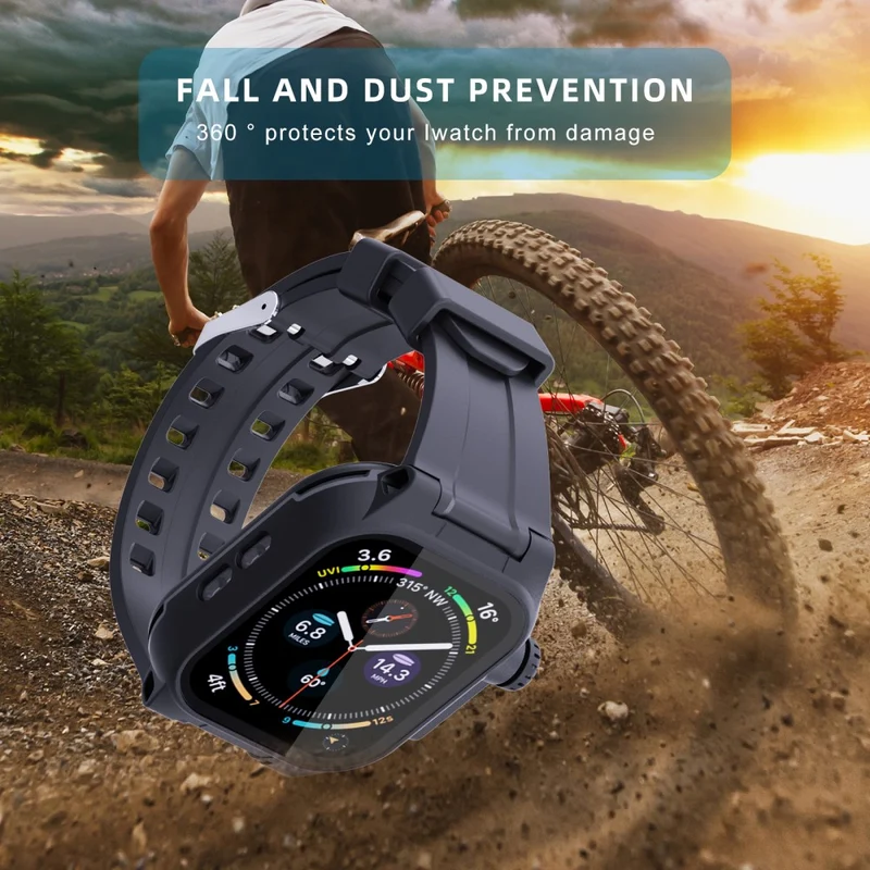 Apple Watch Series 7 41mm Plastik Hülle mit armband