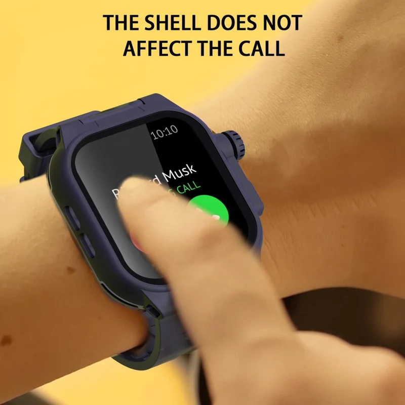 Apple Watch Series 7 41mm Plastik Hülle mit armband