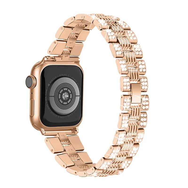 Apple Watch Series 7 41mm Metall armband mit Hülle