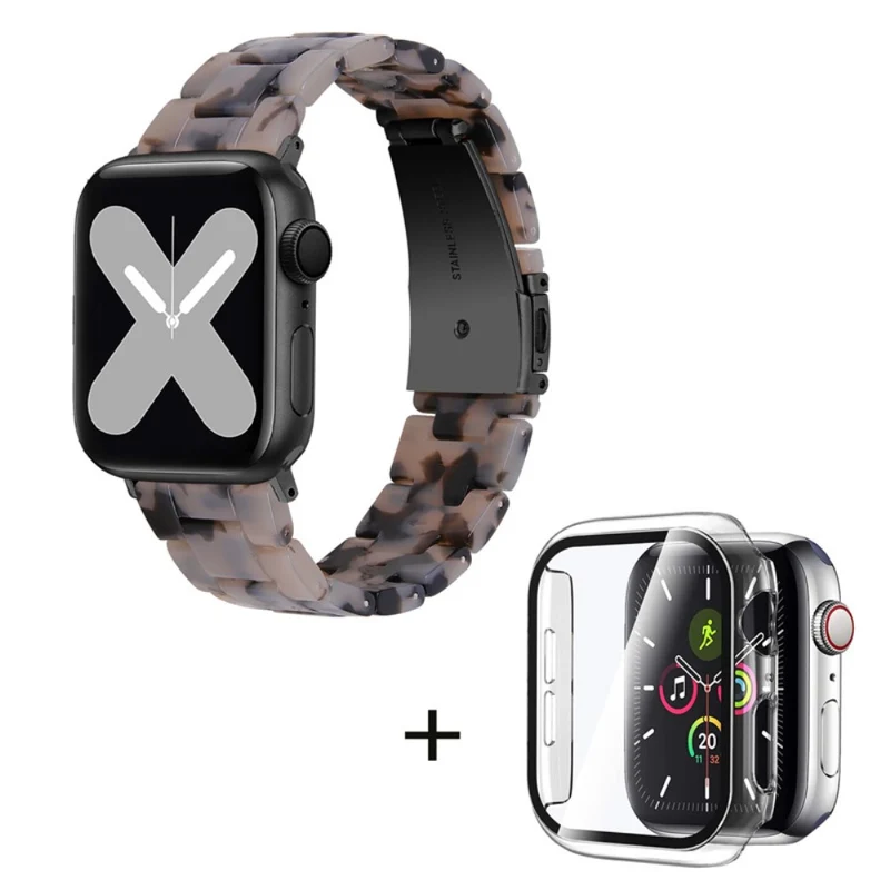 Universell Apple Metall armband mit Hülle