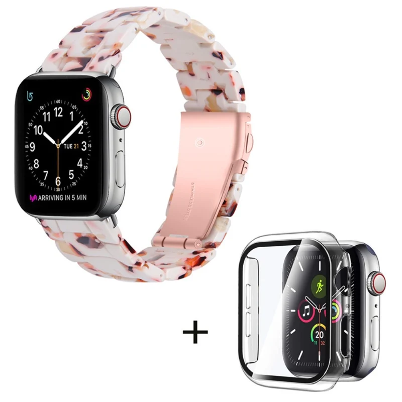 Universell Apple Metall armband mit Hülle
