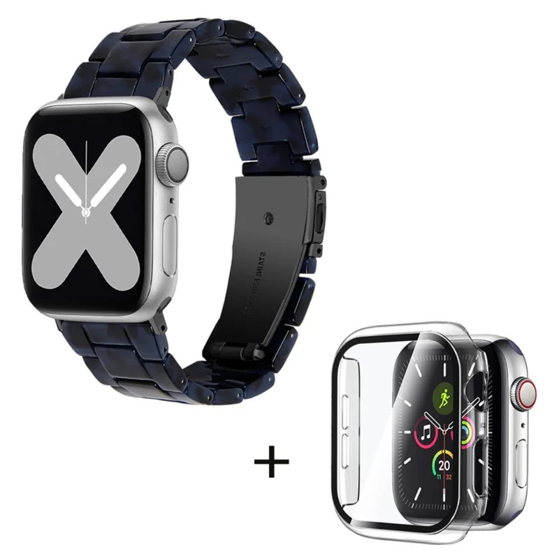 Universell Apple Metall armband mit Hülle