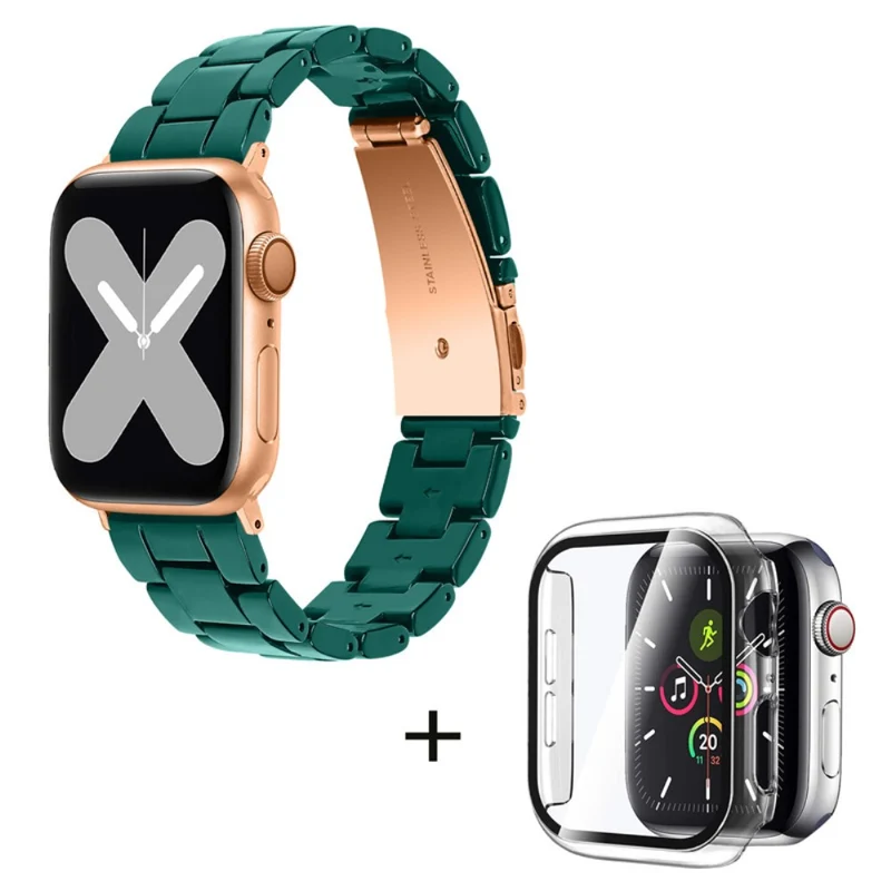 Universell Apple Metall armband mit Hülle