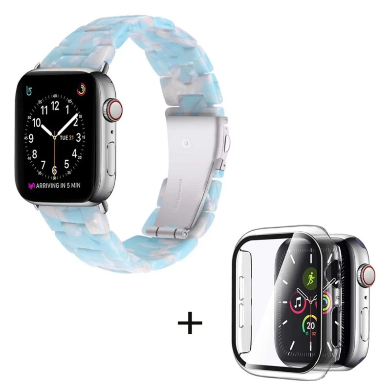 Universell Apple Metall armband mit Hülle