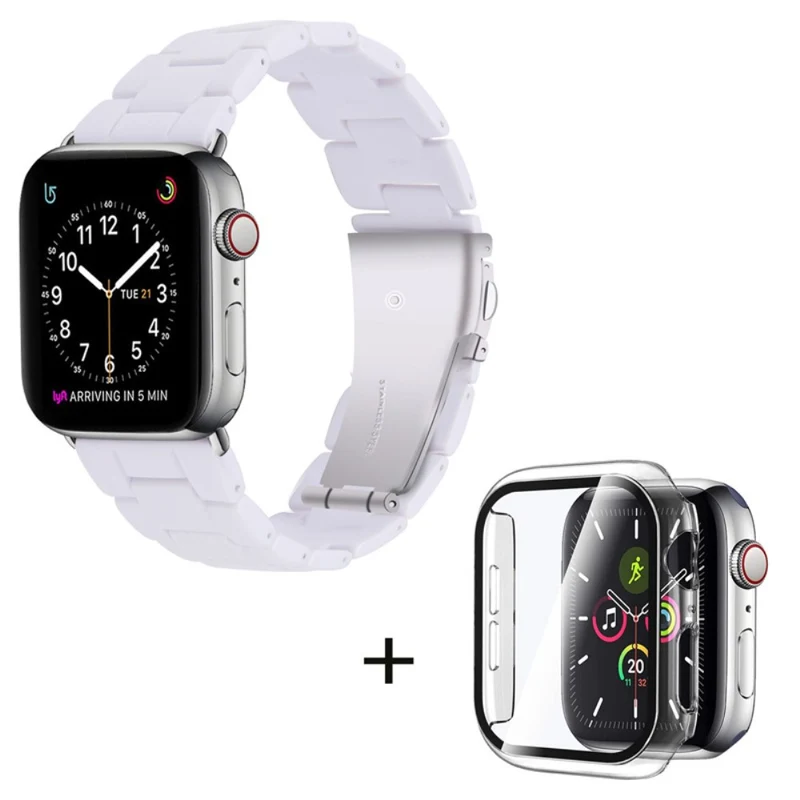Universell Apple Metall armband mit Hülle
