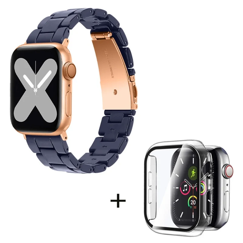 Universell Apple Metall armband mit Hülle