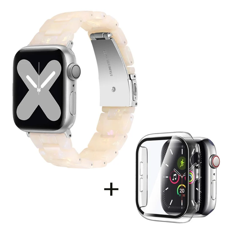 Universell Apple Metall armband mit Hülle