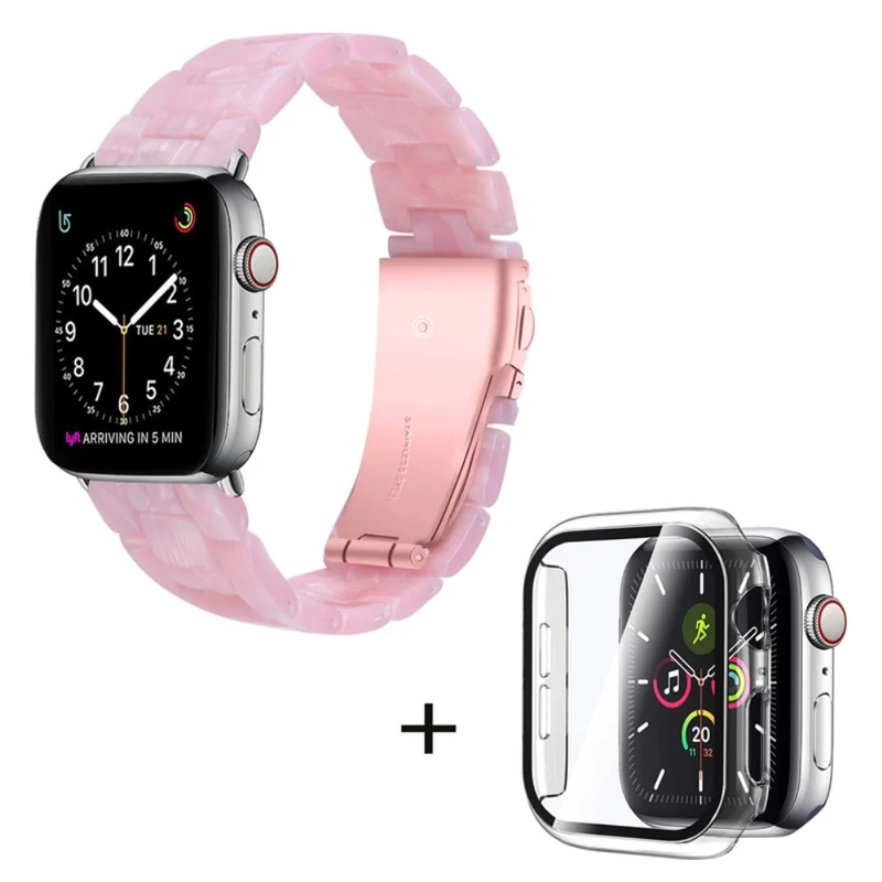 Universell Apple Metall armband mit Hülle