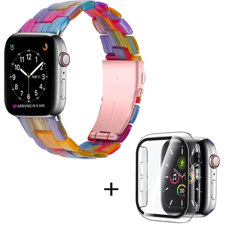 Universell Apple Metall armband mit Hülle